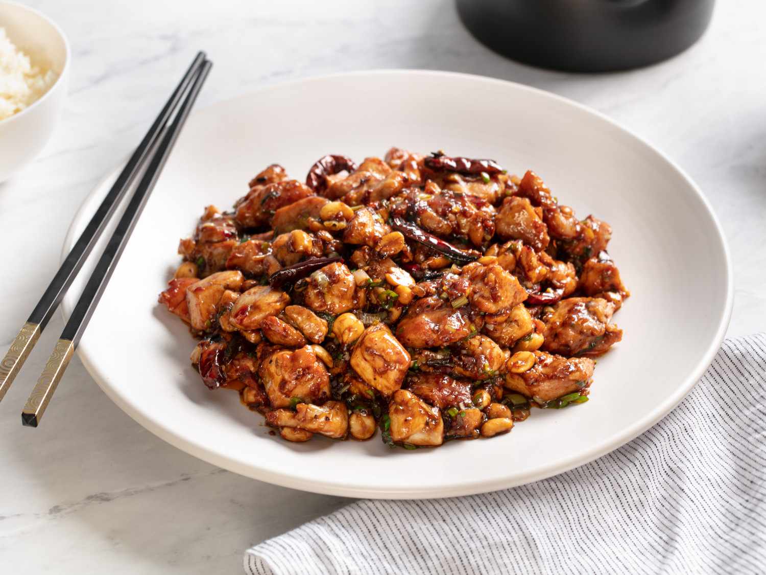 Authentic Kung Pao Chicken Recipe from Solanas Restaurant, Gurgaon